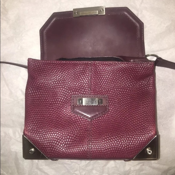 SEND OFFERS! Alexander Wang Marion Prisma burgundy - Picture 6 of 10